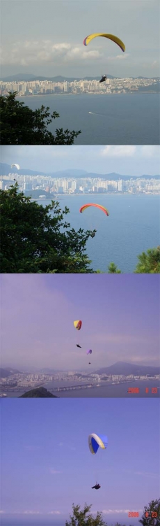 부산에서..